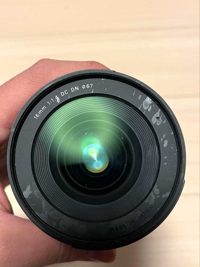 Sony eマウントSIGMA16mm F1.4DCDN