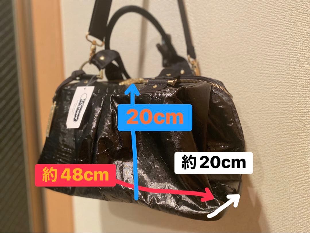 LESPORTSAC ブラック黒　バッグ　ショルダー2way レスポ