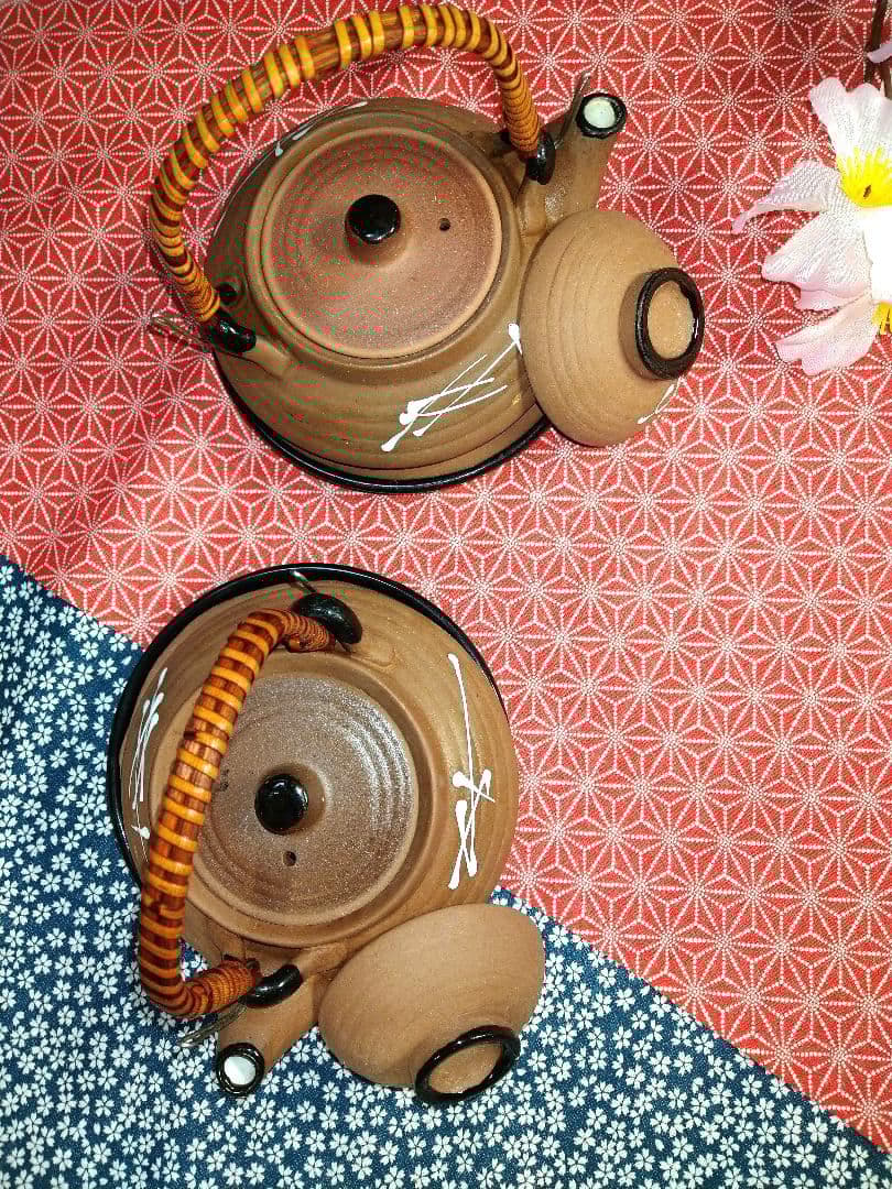 おもてなし♥多目的素焼き土瓶セット♥4組⬛日本酒⬛焼酎⬛土瓶蒸し⬛お茶漬け