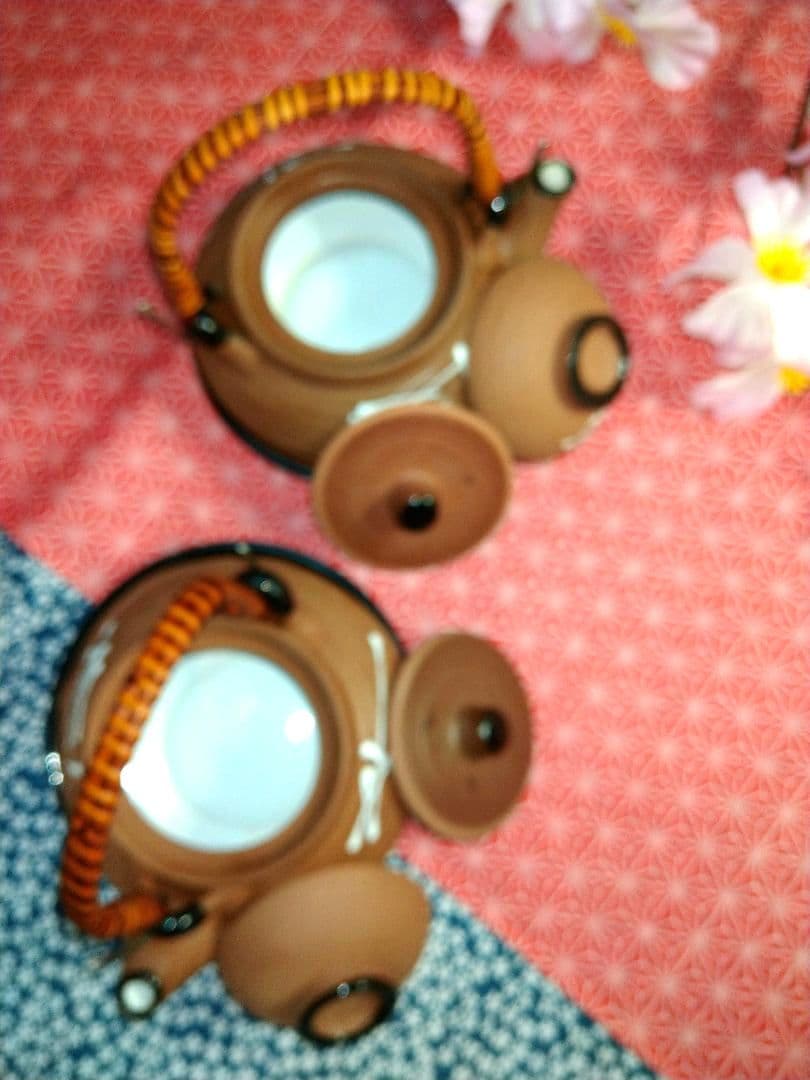 おもてなし♥多目的素焼き土瓶セット♥4組⬛日本酒⬛焼酎⬛土瓶蒸し⬛お茶漬け