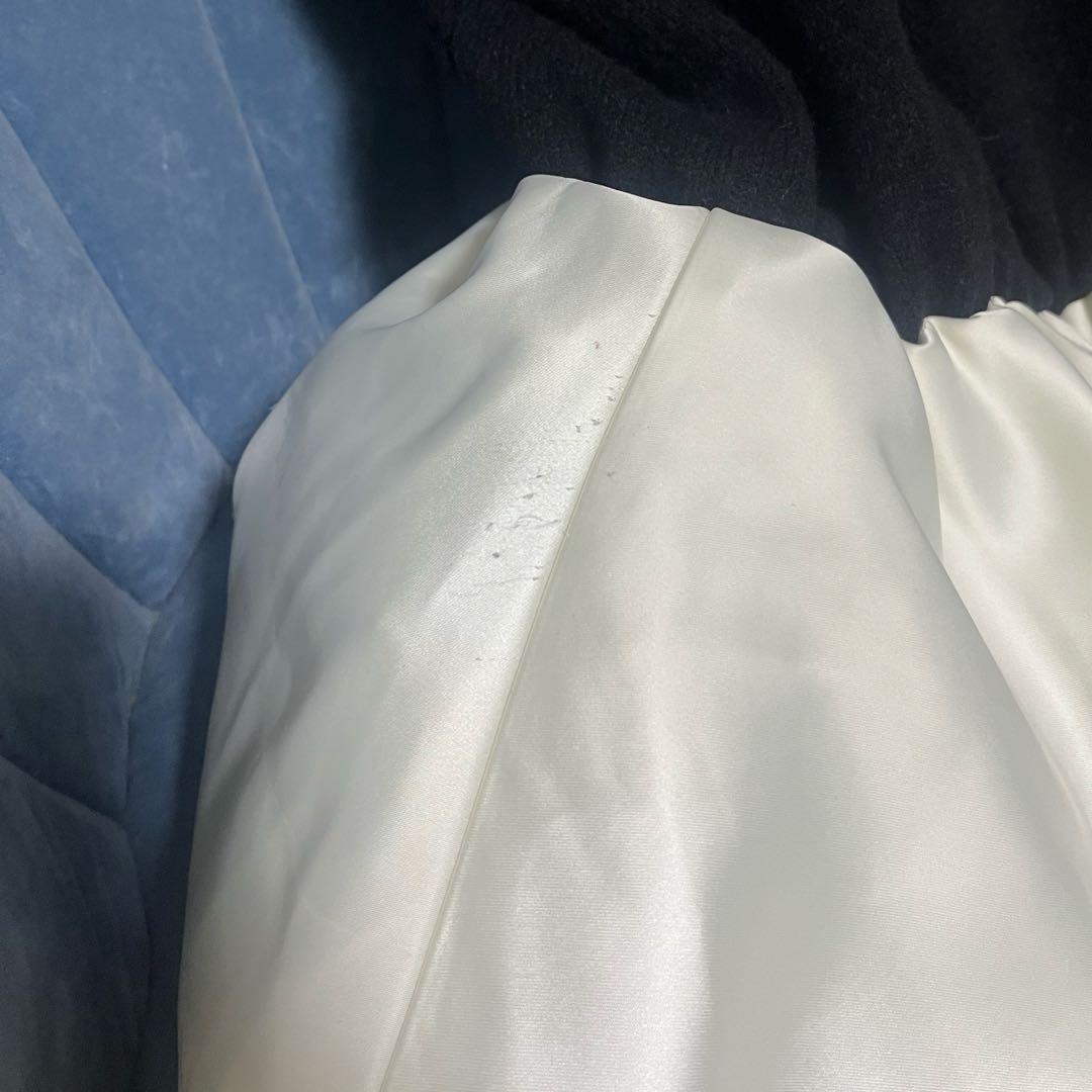 ワンピース andwang Ribbon Balloon Cutout Dress