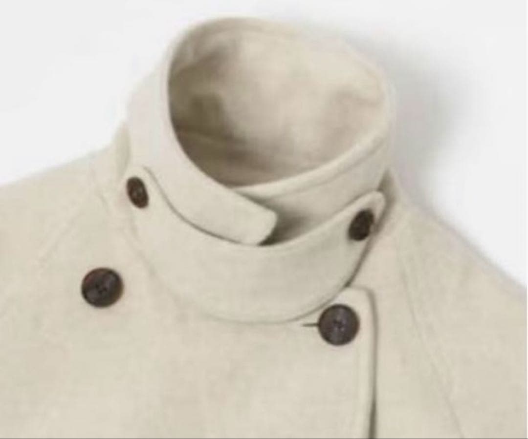 美品　UR スーパー100メルトンPコート