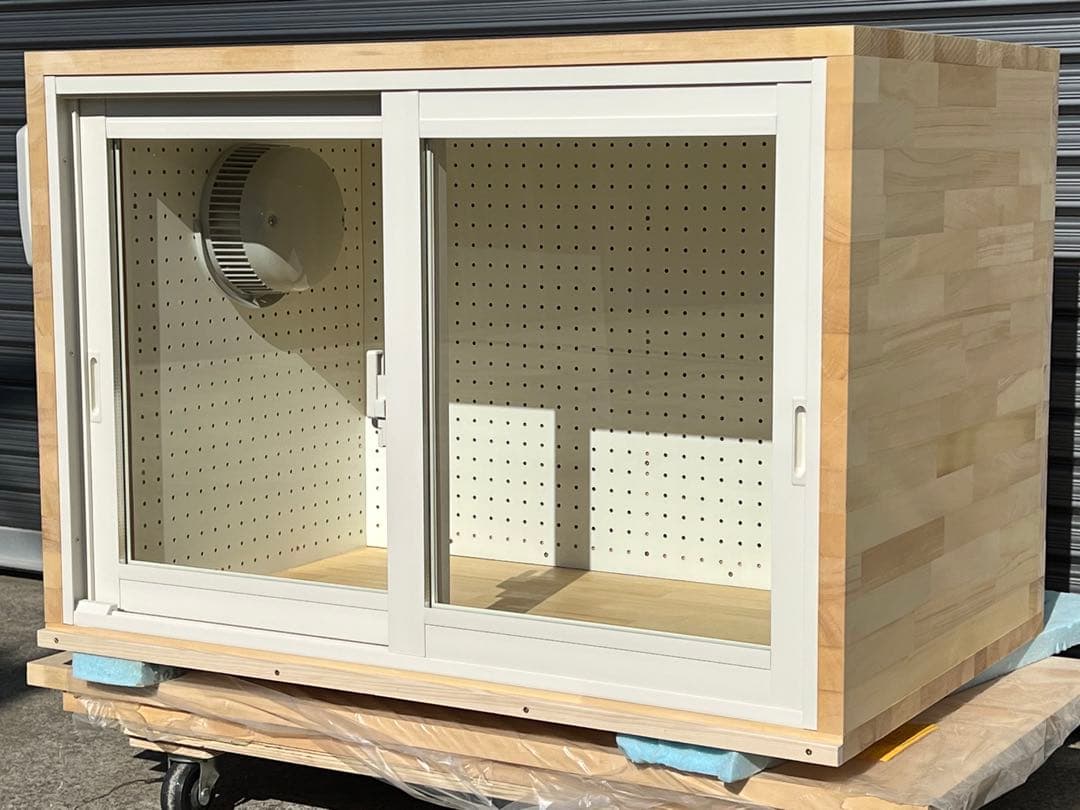 新品未使用　防音犬小屋　犬　子犬　小型犬　ワンちゃん　防音ケージ　木製ケージ