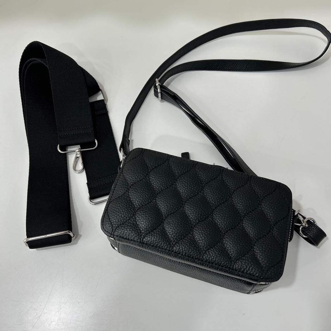 みんた　ear ブラック2WAYショルダーバッグ