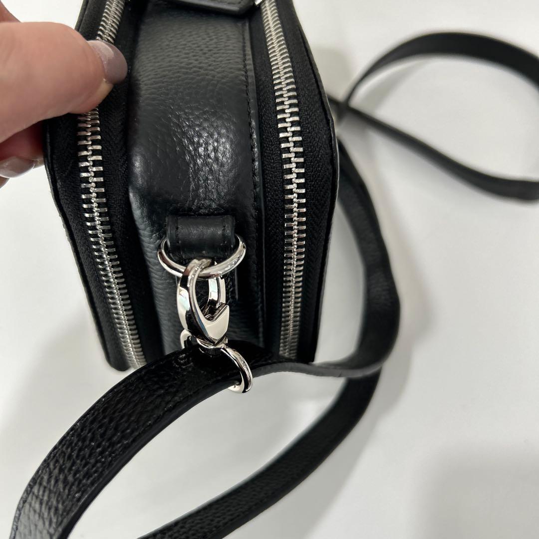 みんた　ear ブラック2WAYショルダーバッグ