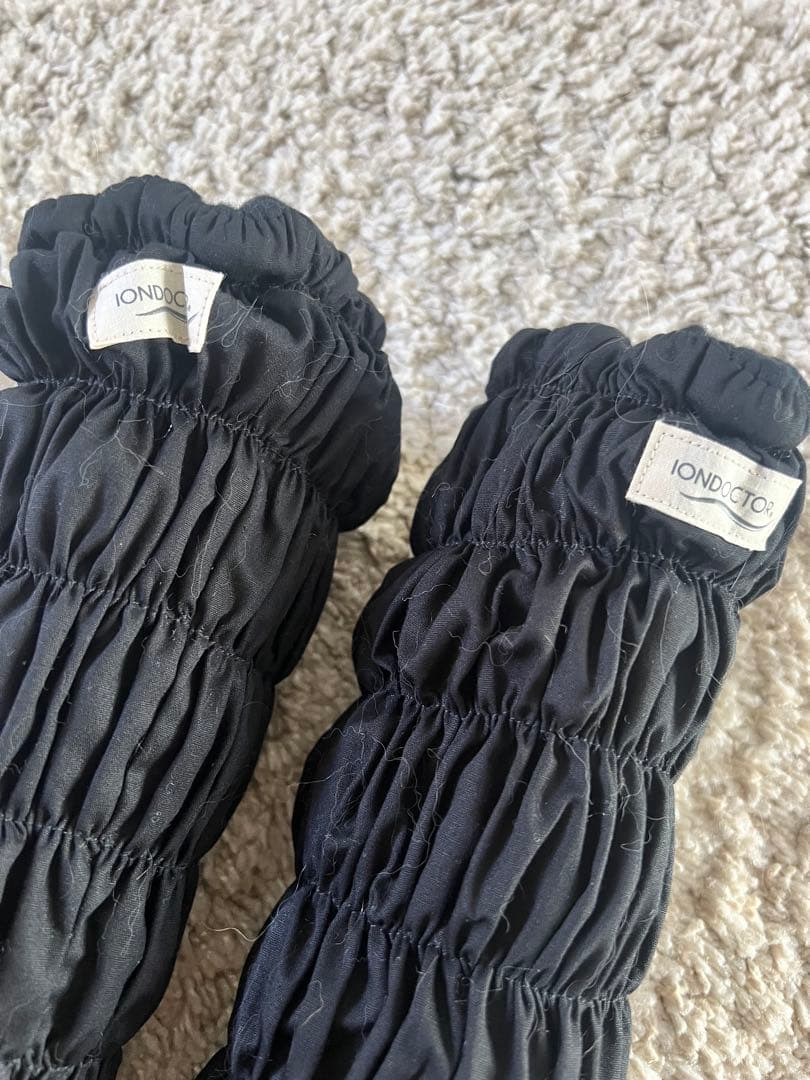 イオンドクター　IONDOCTOR ロングレッグウォーマー58 ブラック