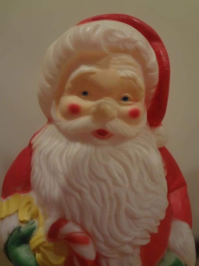 サンタクロース　ライトスタンド置物 約80cm　アメリカンヴィンテージ