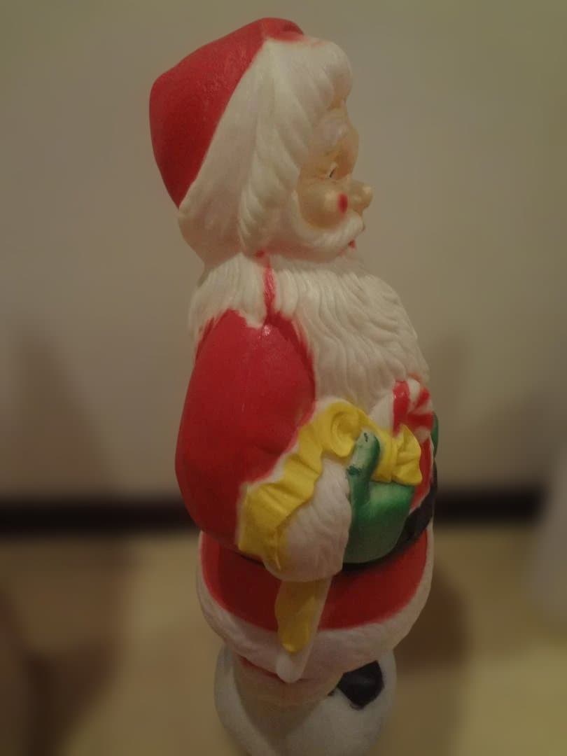 サンタクロース　ライトスタンド置物 約80cm　アメリカンヴィンテージ