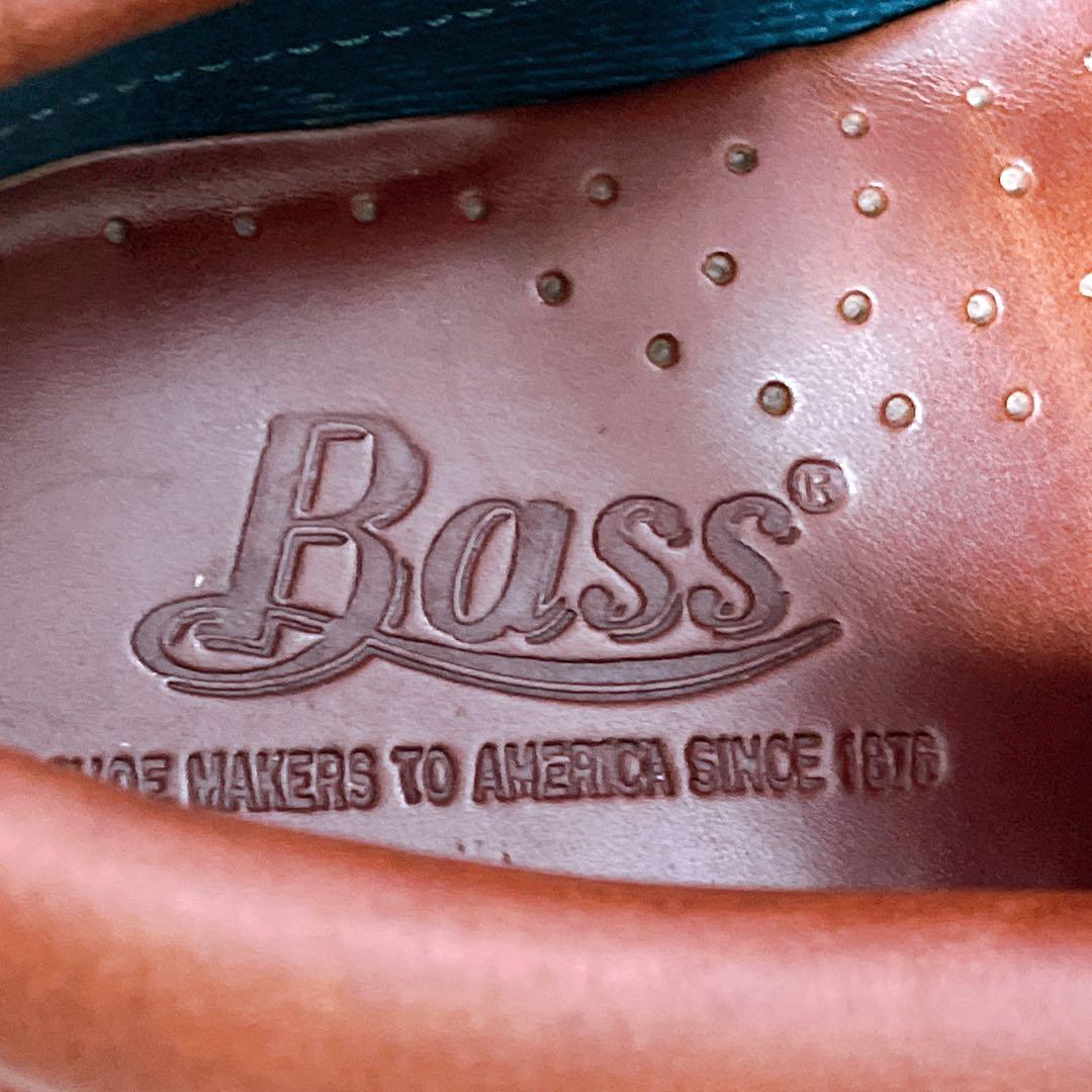 【ジーエイチバス】デッキシューズ 3アイレット 本革 7.5 茶 美品 TAN