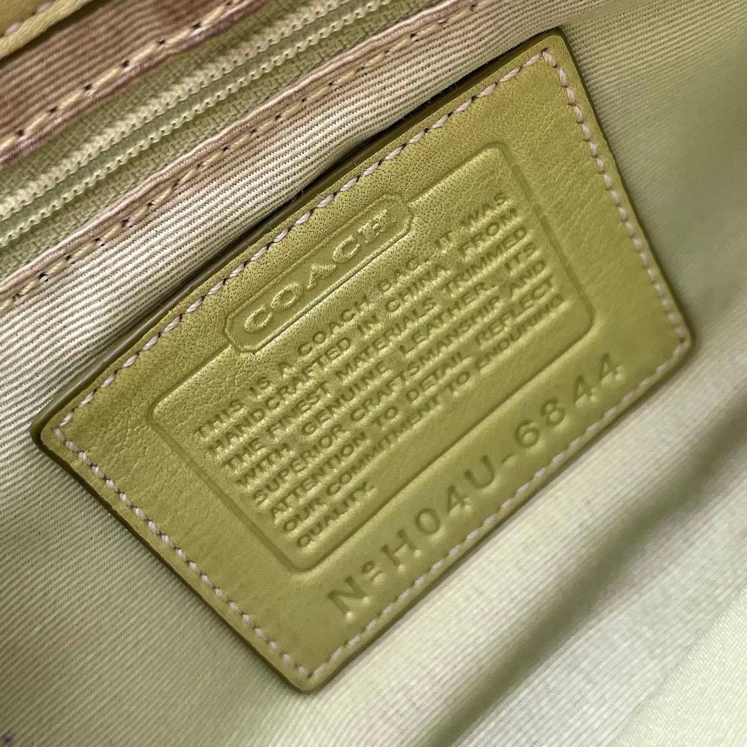 COACH ショルダーバッグ キャンバス×レザー 斜めがけ クロスボディ y2k