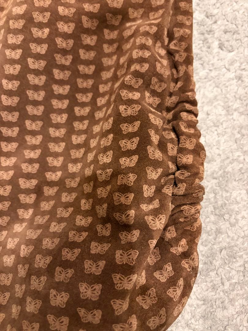 bottega venetaボッテガヴェネタ蝶柄スエードバッグショルダーバッグ