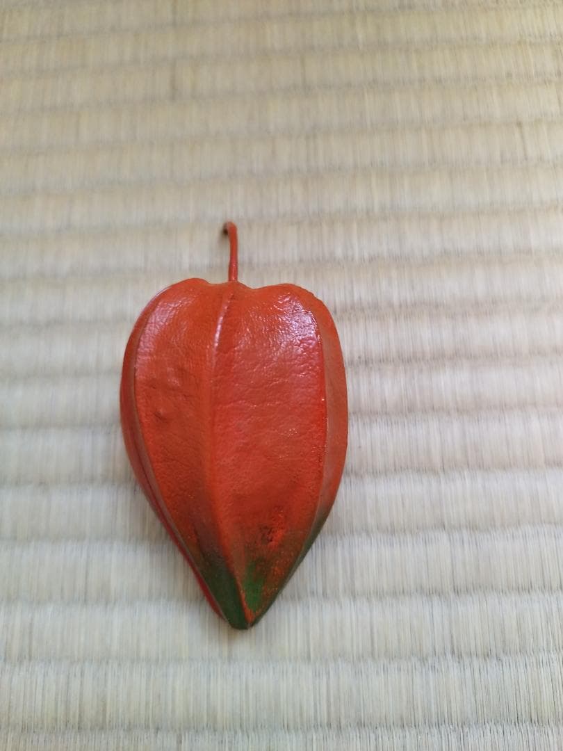 送料無料　超希少【超絶技巧】 輪島塗 鬼灯香合 秘法乾漆造り塗師　川岸充雅造