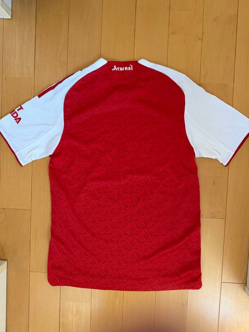 アーセナル Adidas シャツ レッド/ホワイト