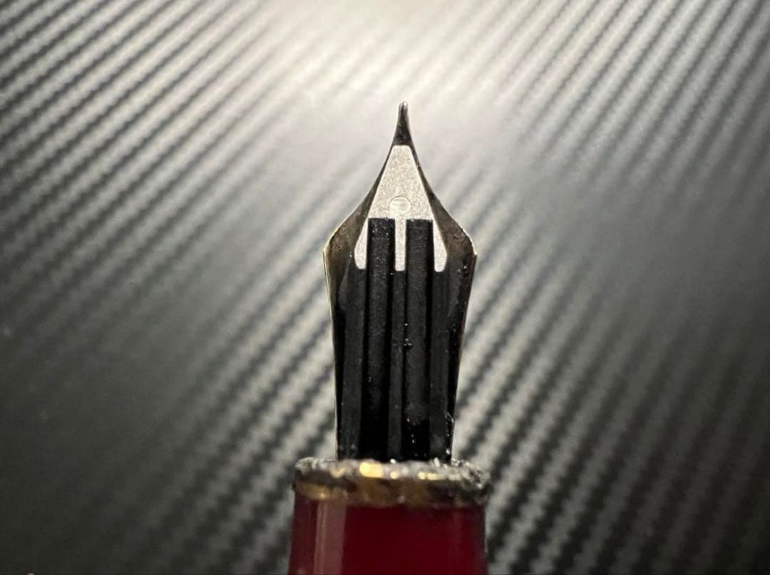 モンブラン 万年筆 144 ボルドー 全金 EF