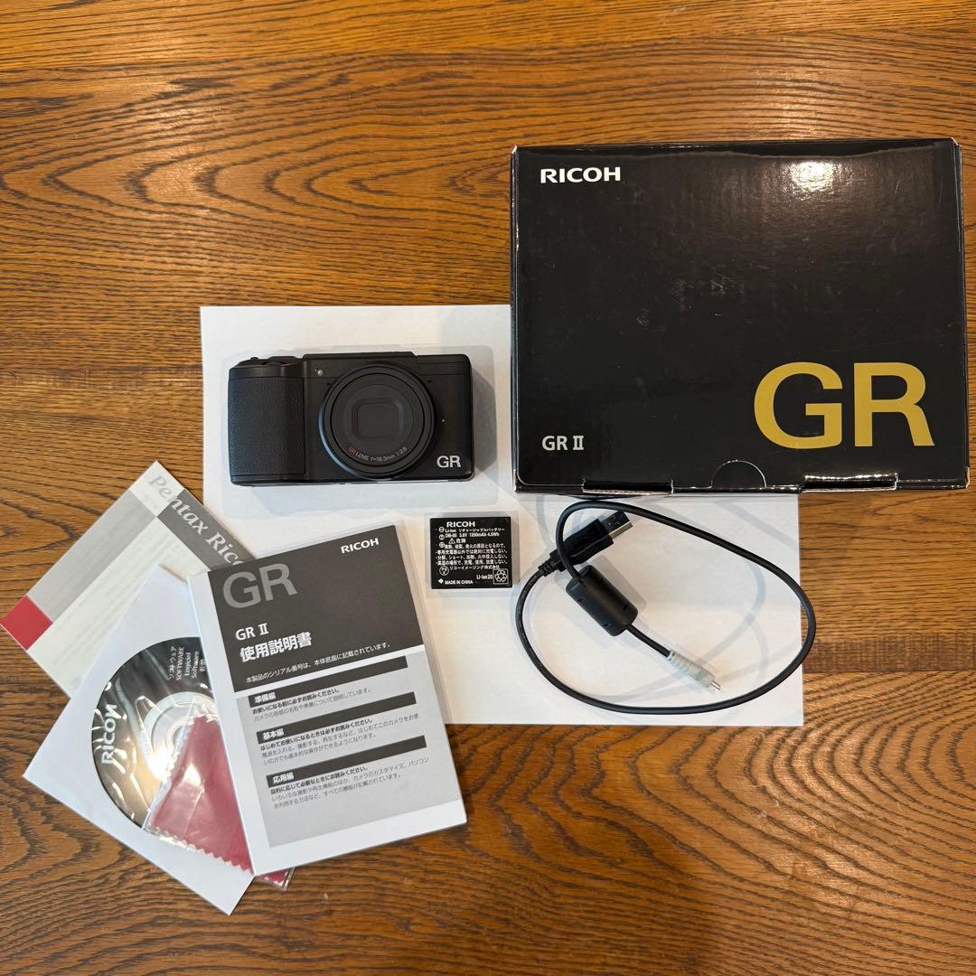 RICOH GR II｜シャッター回数少なめ｜箱/説明書あり｜動作良好 美品
