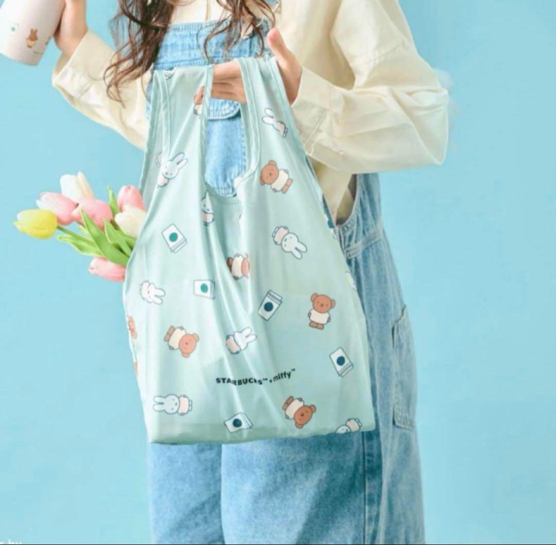 【海外限定】STARBUCKS × miffy エコバッグ 2点セット