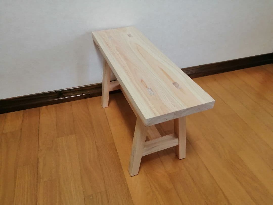 木製フラワースタンド　花台　幅60cm×高さ30cm　スツール　ベンチ　水槽台
