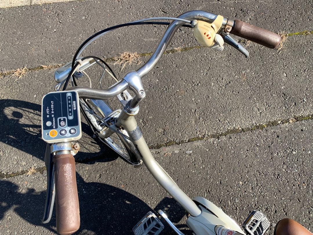 【動作確認済】 送料無料 Panasonic電動アシスト三輪自転車8Ah内3速