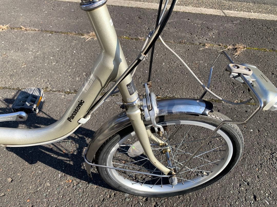 【動作確認済】 送料無料 Panasonic電動アシスト三輪自転車8Ah内3速