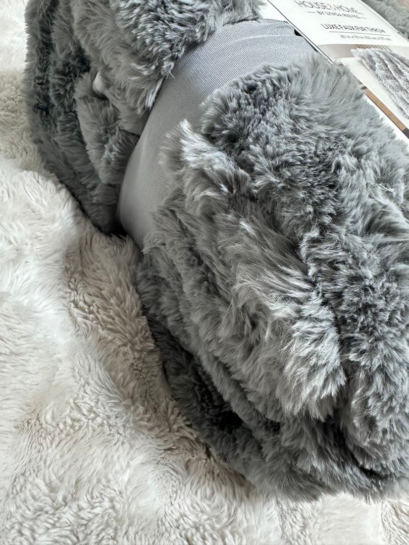 HOUSE &  大判ひざ掛け 152cm x 177cm 2枚セット