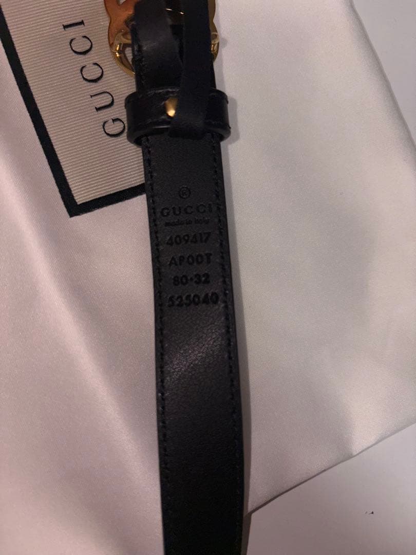 GUCCI ダブルG スリムベルト