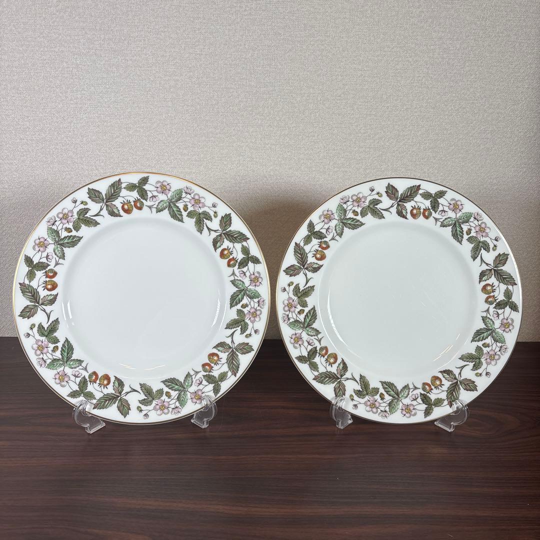 【超希少】ウェッジウッド ストロベリーヒル プレート 2枚