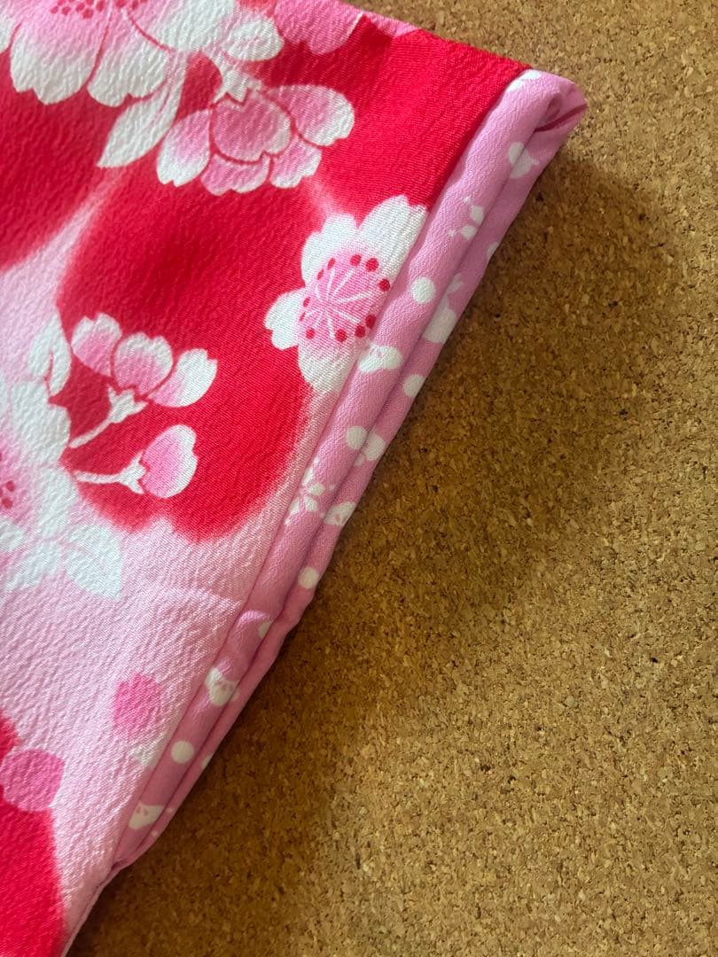 まめ姫ちゃん　JAPANスタイル　振袖バージョン　七五三 7歳用 着物セット