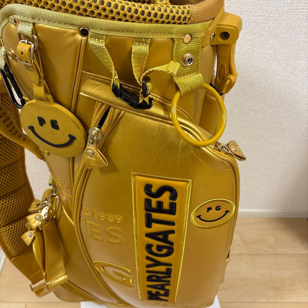（希少）パーリーゲイツ　キャディバッグ　ゴールド