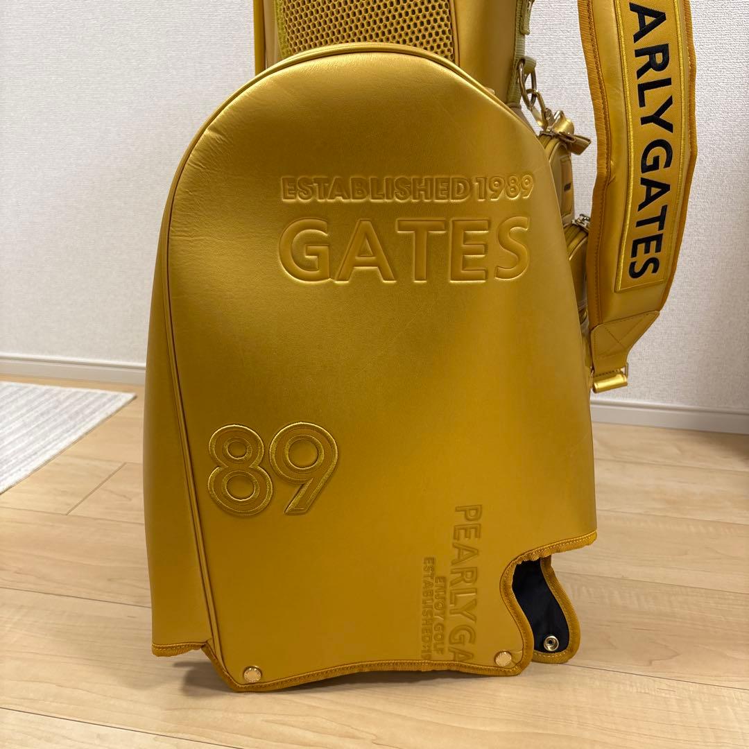 （希少）パーリーゲイツ　キャディバッグ　ゴールド