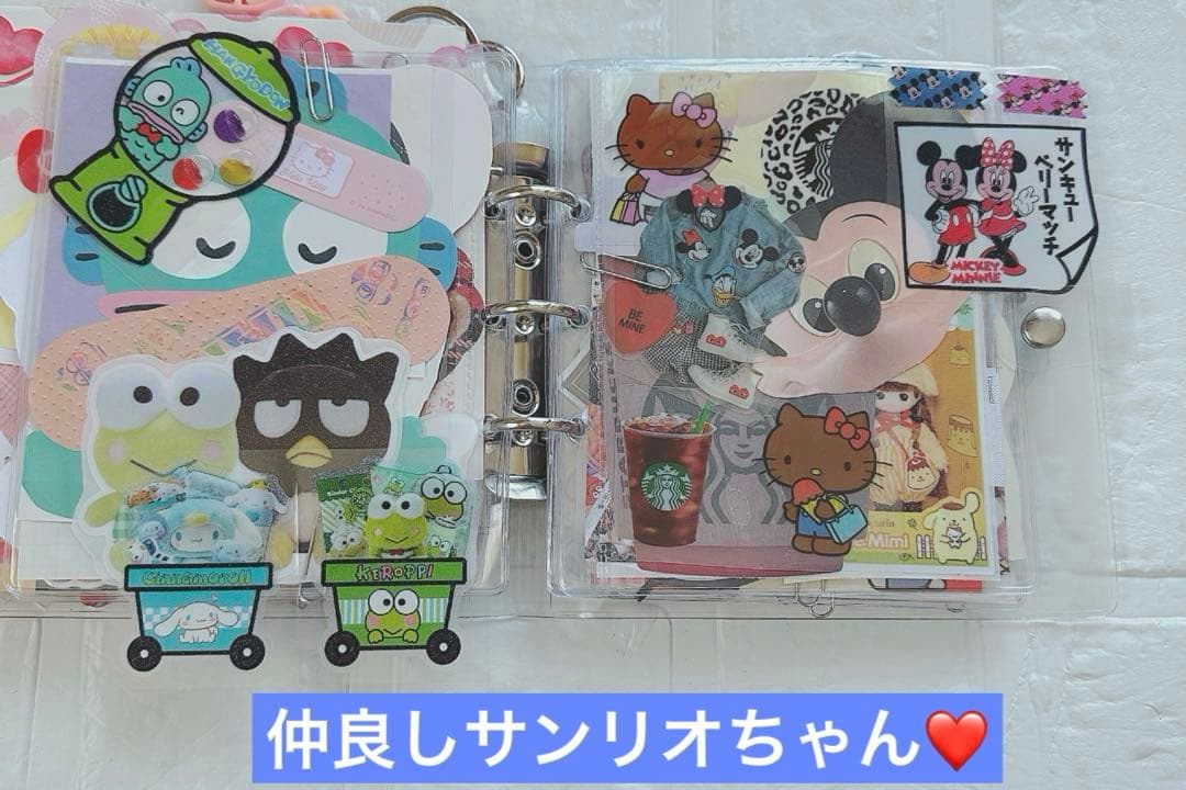 サンリオおすそ分けファイル増量wファイル＆アメキャラ＆限定1セットレア入り♡ロゴ