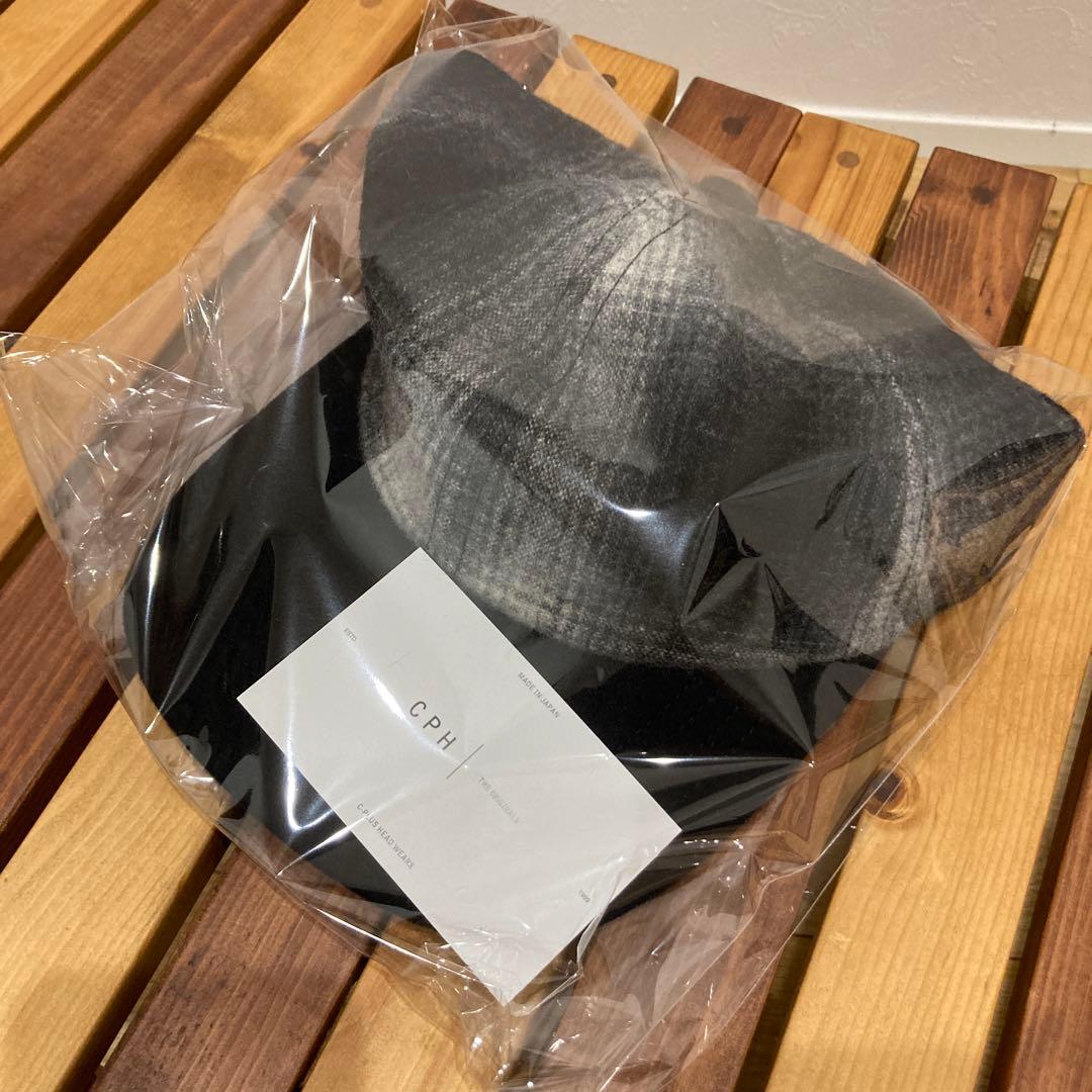 帽子 CPH 6PANELCAP OMBRE CHECK GRAY&BLACK