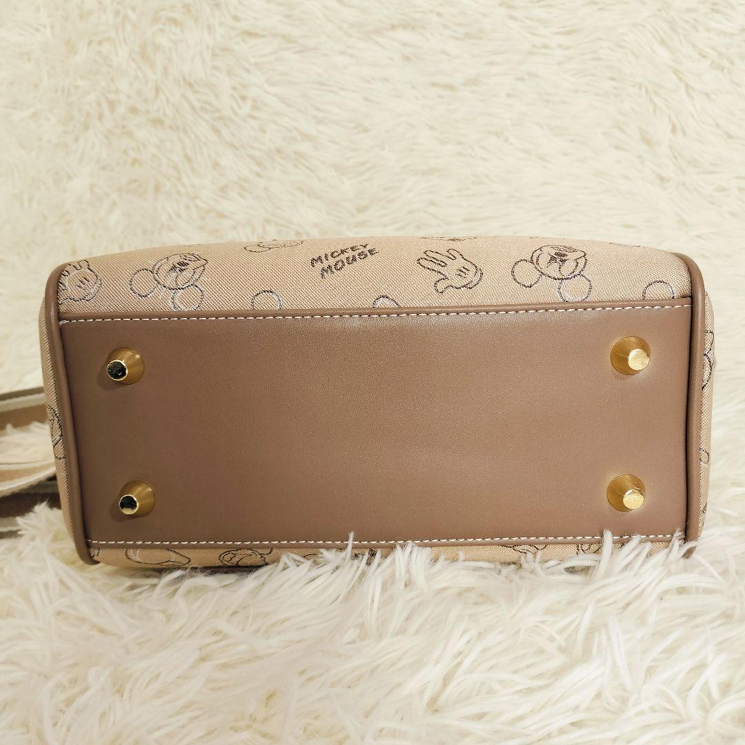 Disney トートバッグ ミッキー 総柄 2way ショルダーバッグ