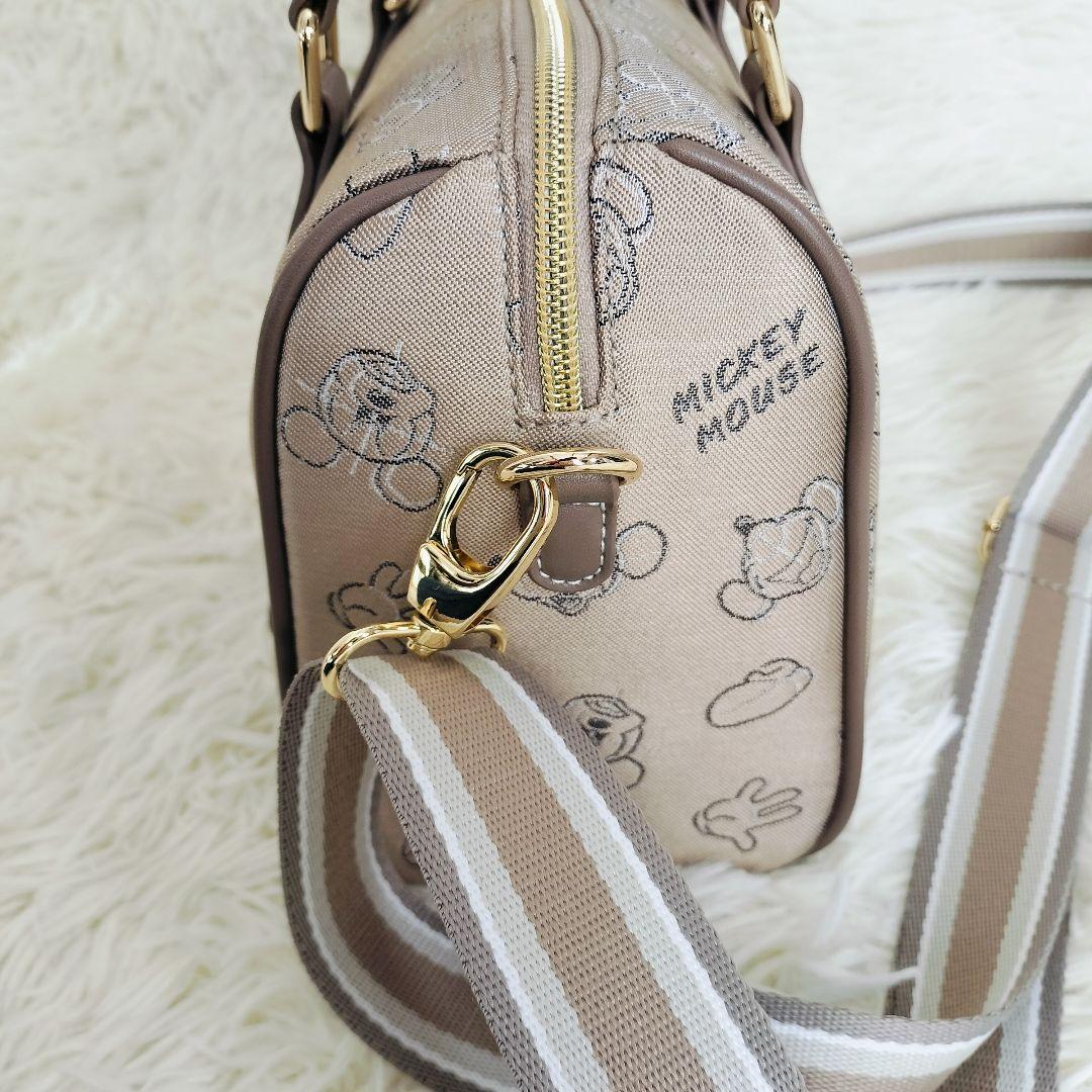 Disney トートバッグ ミッキー 総柄 2way ショルダーバッグ
