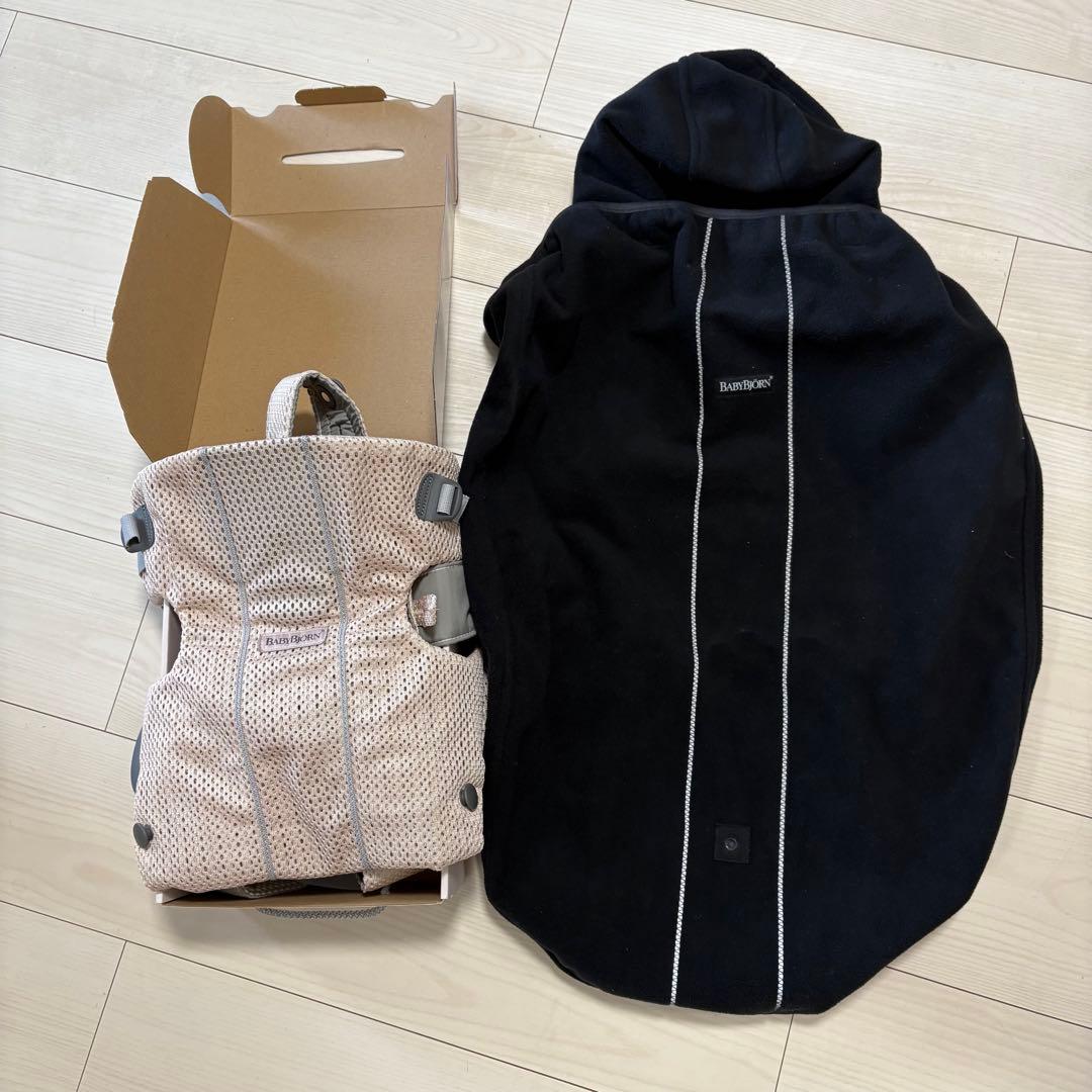 超美品 BABYBJÖRN ベビーキャリア ミニ Air メッシュ　箱説明書付き
