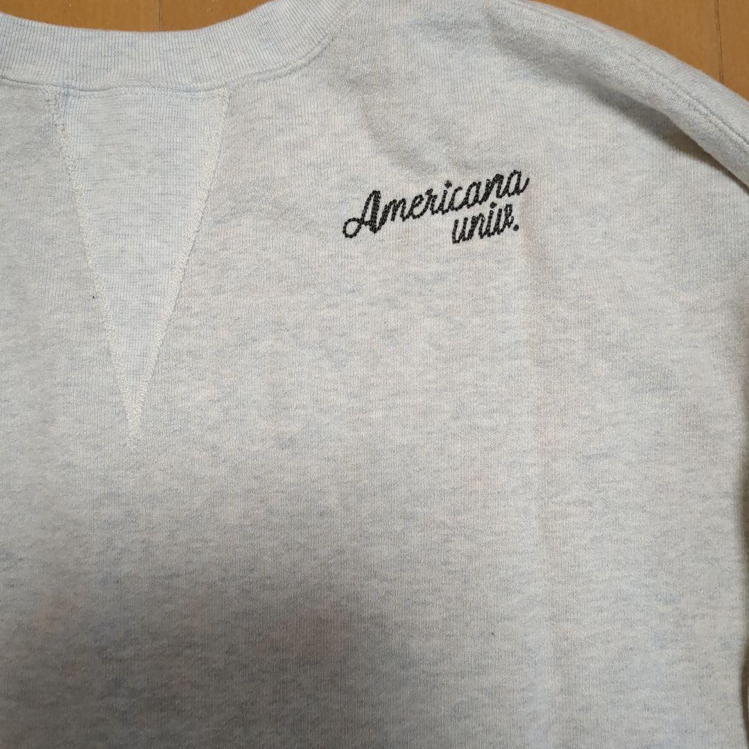 Americana✕HAG O WaRコラボ　ショート丈スウェット