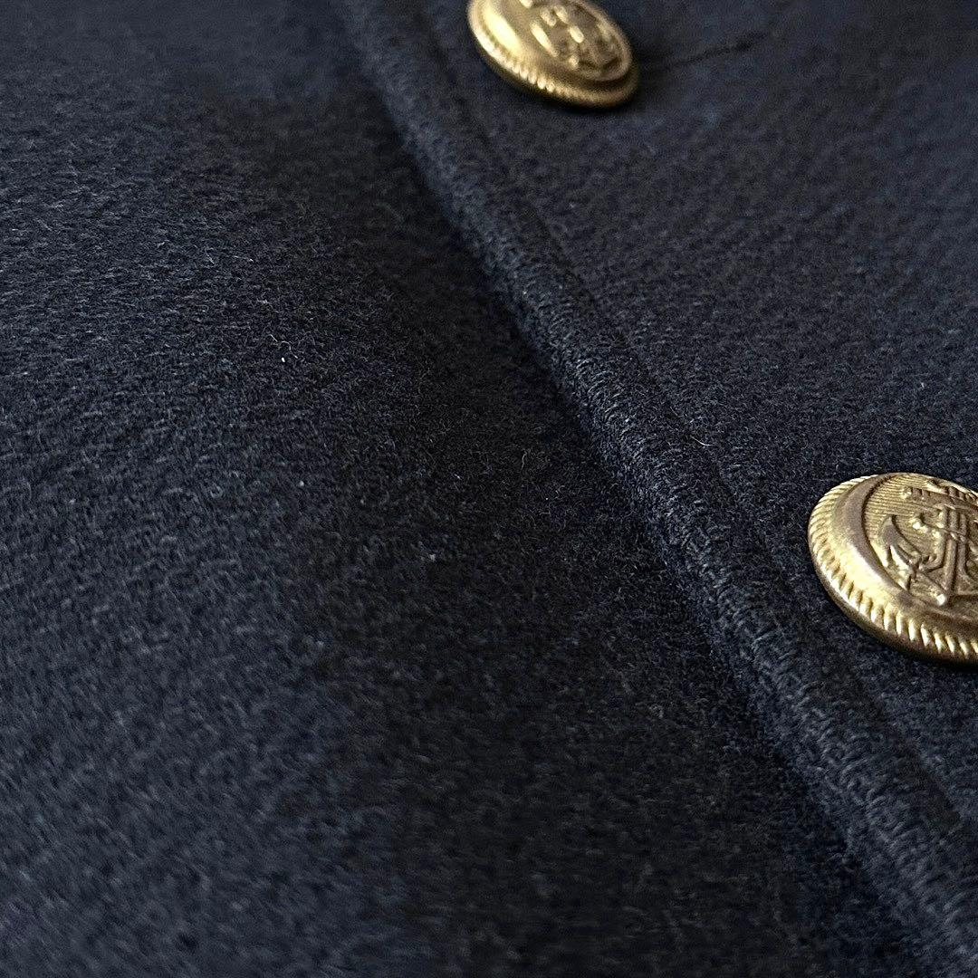 DEPARTMENT FIVE 10ボタン メルトン Pコート 金ボタン M