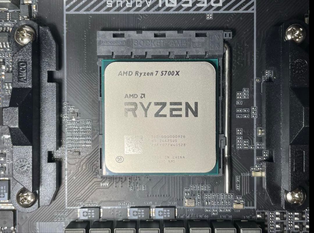 Ryzen 7 5700X +b550i マザー+G.Skill 32GBメモリ