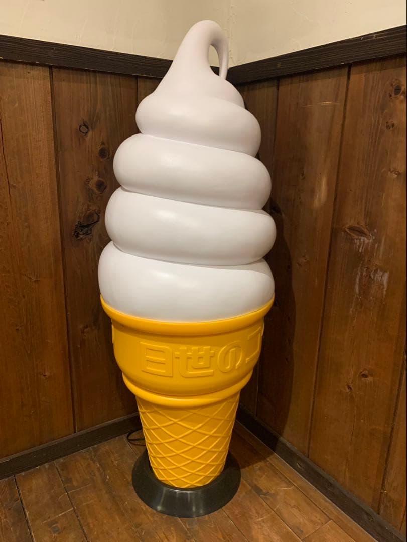 【ほぼ未使用】ニッセイ NISSEIソフトクリームディスプレイ 照明 ランプ