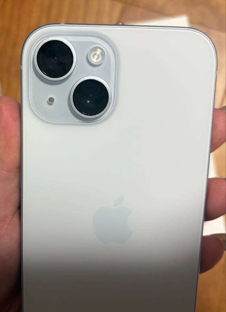 Apple iPhone 15 blue 本体　256GB バッテリー100%