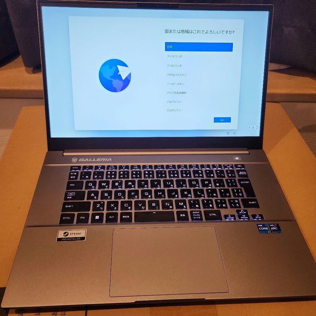 Windowsノート本体 GALLERIA UL7C-AA3 Core i7