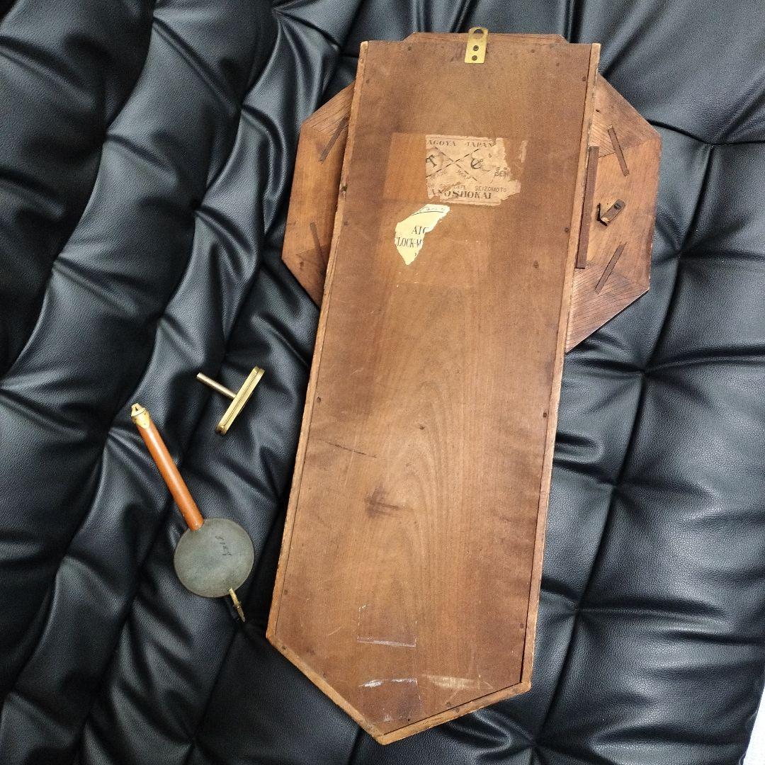 専用 アンティーク 特大 高野時計 秒針 骨董 TAKANO 掛時計