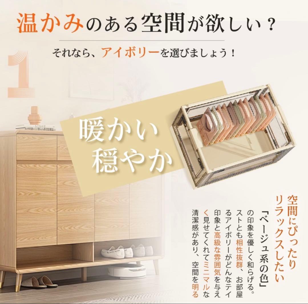 折りたたみ収納ボックス コンテナ　キャスター付き イエロー5個 収納ケース