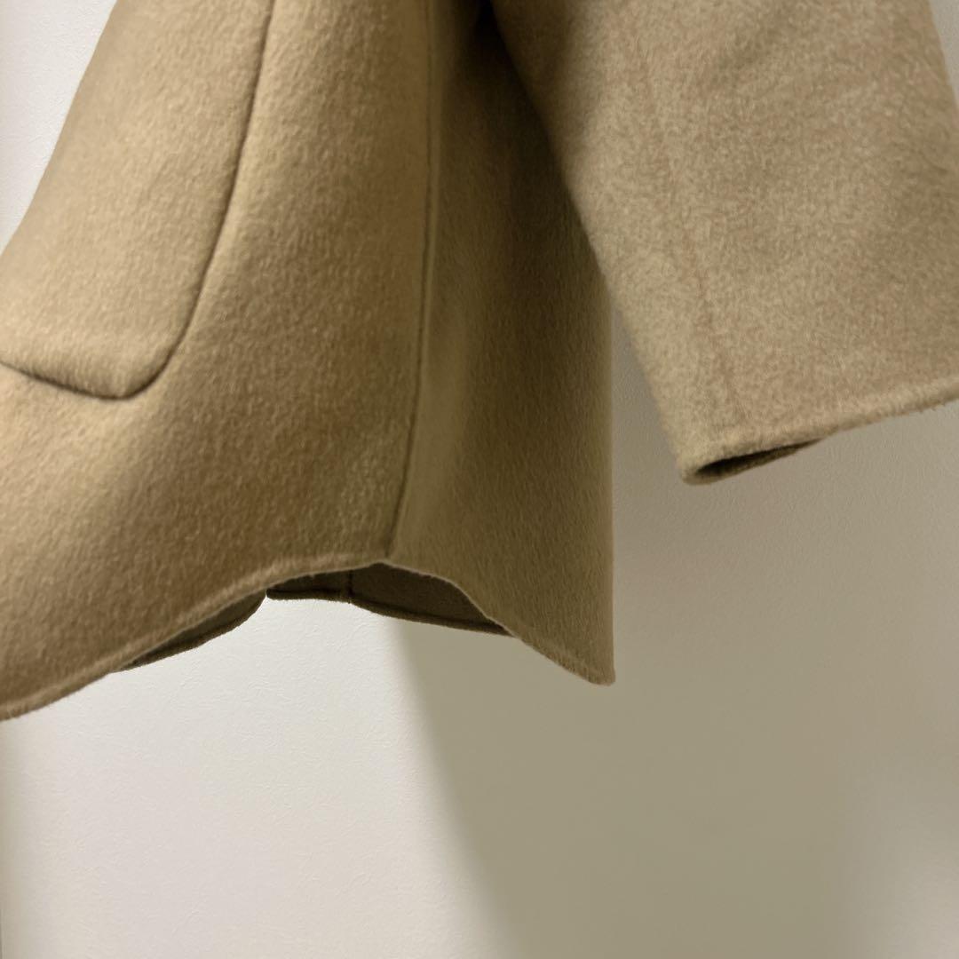 DOORS アーバンリサーチ ドアーズ　 ウールノーカラー ミドルコート