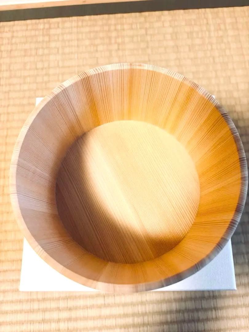 【新品未使用】中川木工芸　椹 おひつ 二合