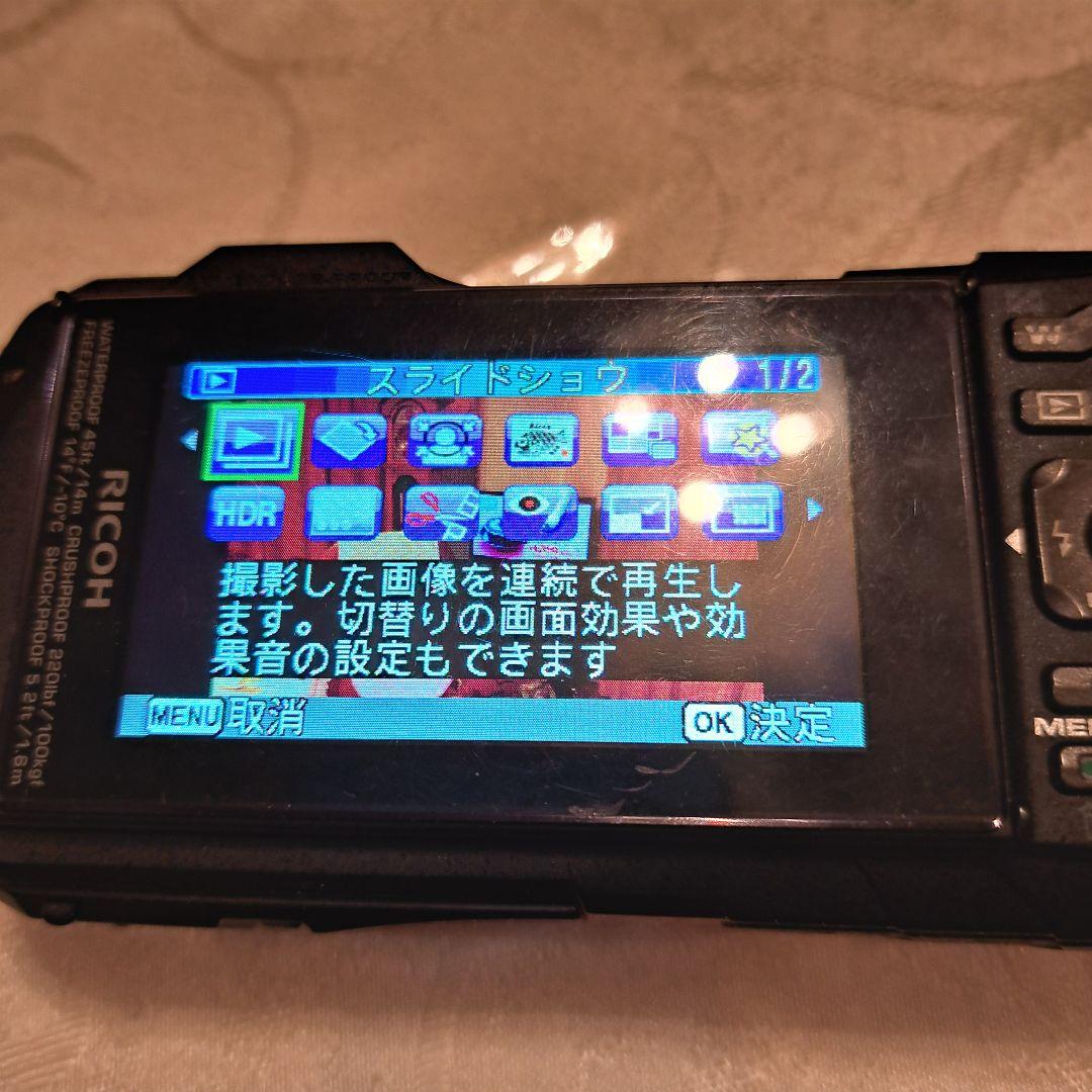リコー RICOH　WG-50 防水デジタルカメラ ＋バッテリー＋SDカード