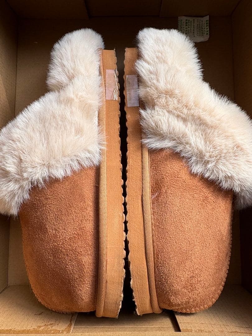 期間限定お値下げ⭐︎Racbaki ラクバキ ファーサボ ベージュ Mサイズ