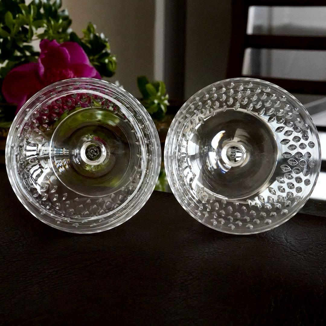 最大サイズ★美品★オールドバカラ★パリ★ウォーター グラス★ペア★赤ワインにも