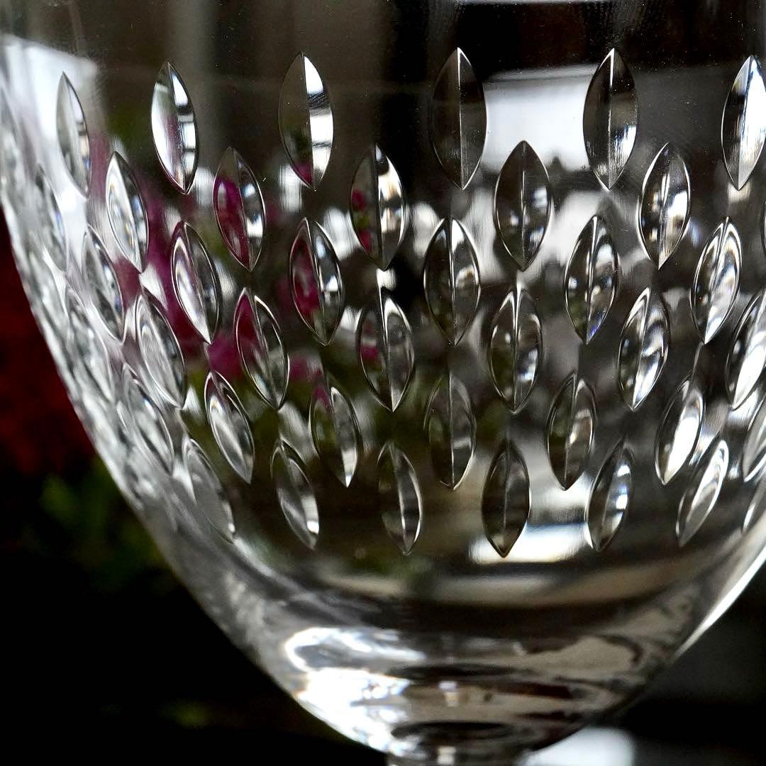 最大サイズ★美品★オールドバカラ★パリ★ウォーター グラス★ペア★赤ワインにも