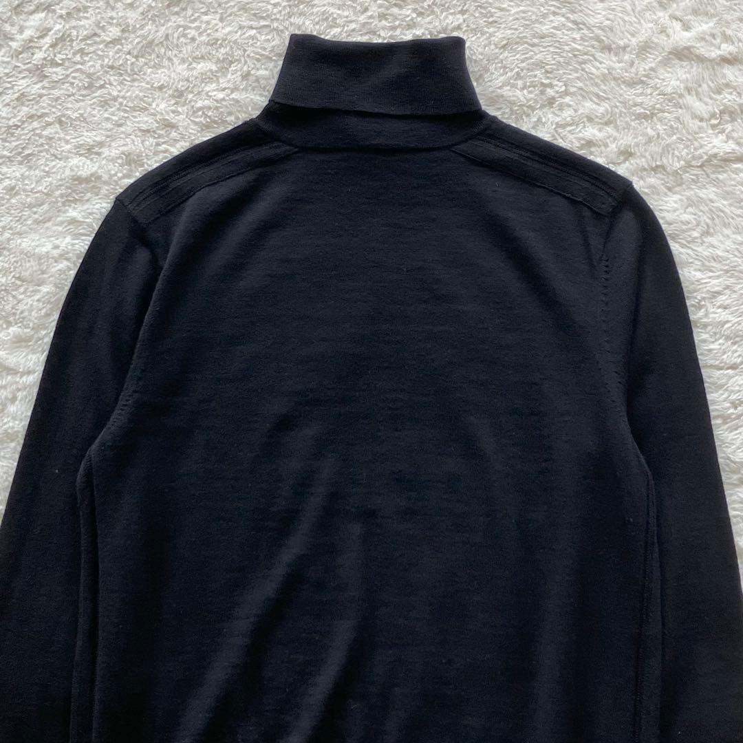 未使用品 Theory ウール タートルネックニット セーター ブラック 38