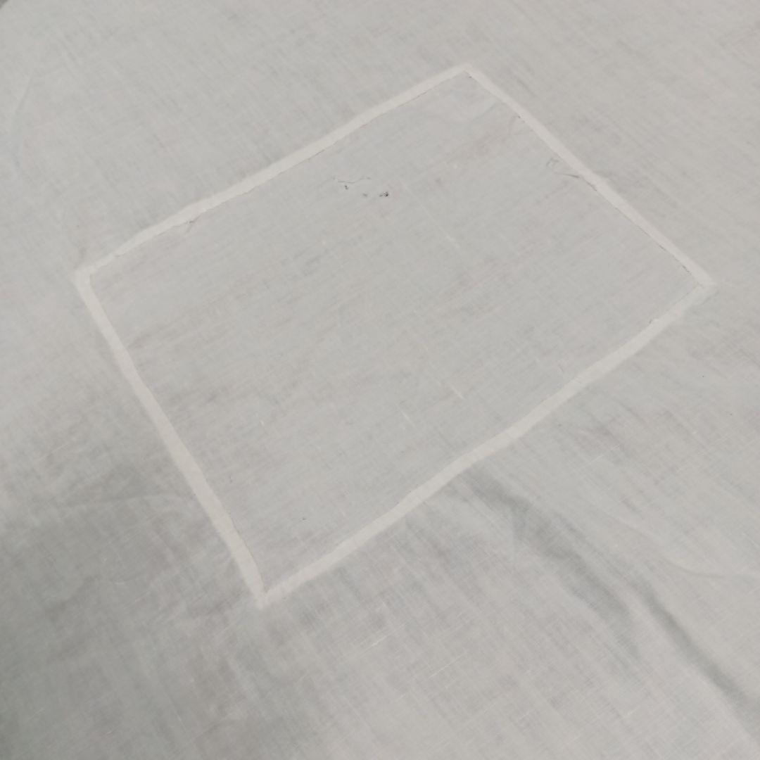 france vintage シーツ リペア部分 リネン＆コットン ブロカント